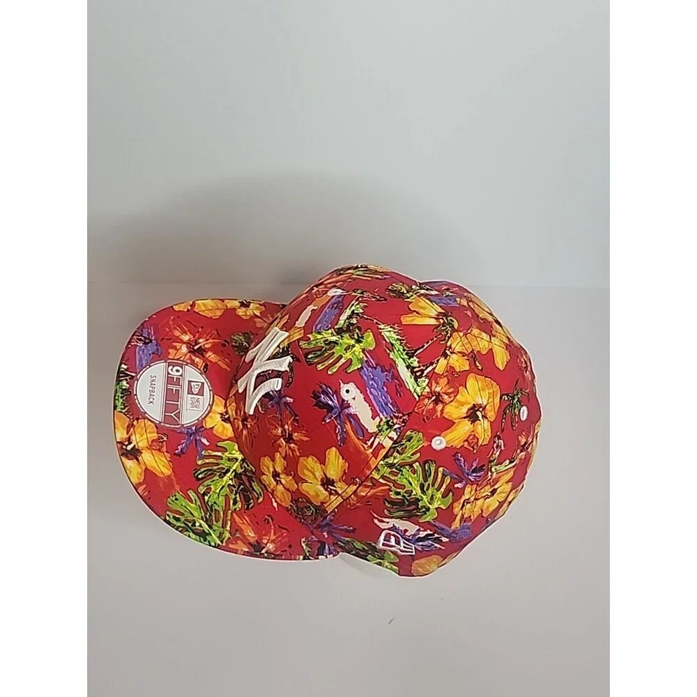New York Yankees New Era 9Fifty Snapback Hat Cap MLB Floral Hawaiian READ